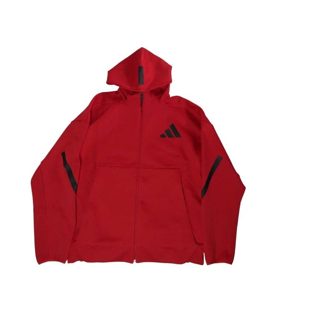 Adidas Men's Large Track Tops‎ Hoodie Red JF6540 | Full Zip ZNE Power Red Jacket